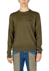 Джемпер U.S. Polo Assn. с круглым вырезом зеленый