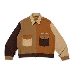 Куртка унисекс коричневый желтый Human Made