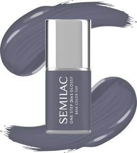 УФ-лак для ногтей Semilac 3in1 UV-Nagellack Glossy Stone Grey