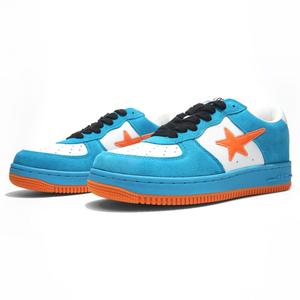 Антискользящие износостойкие низкие кеды для скейтбординга Unisex EKM, Темно-небесный синий