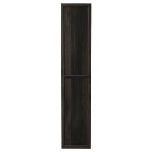Дверь IKEA, 40x192 см, цвет dark brown oak effect
