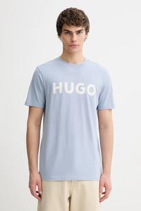 Хлопковая футболка dulivio HUGO, синий
