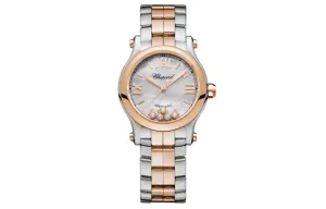 Женские часы HAPPY SPORT Chopard, серебро
