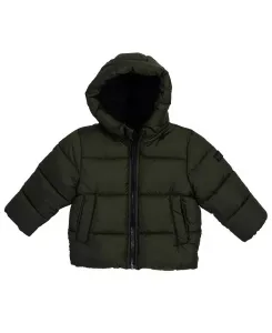 Детская утепленная куртка-пуховик для мальчиков Michael Kors, зеленый