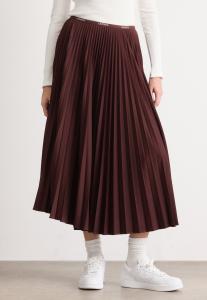 Юбка Lacoste Pleated skirt, Red Vermouth/Dark Blue
