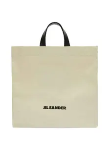 Сумка-тоут с логотипом JIL SANDER, нейтральный