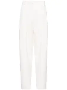 Зауженные брюки со складками Magda Butrym, нейтральный