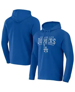 Мужской худи с регланным покроем и вафельной вязкой Darius Rucker Collection by Royal Distressed с принтом Los Angeles Dodgers Fanatics