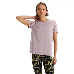 Женская футболка Move Free Mesh Roxy, фиолетовый