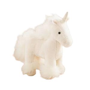 Милые разноцветные плюшевые куклы единороги высотой 25cm/30cm/40cm Tak Bebe, белый