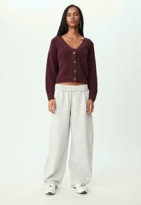 Кардиган Stradivarius BUTTON-UP , Dark Red