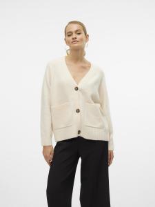 Вязаный кардиган VERO MODA VMBoom, Cream