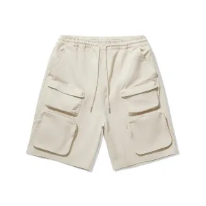 Мужские повседневные шорты LiNing, серо-бежевого цвета