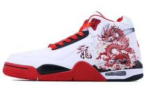 Nike Высокие баскетбольные кроссовки Flight Legacy Dragon Rising SDS Unisex Black White Red