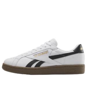 Кроссовки club c grounds uk 'white black gum' Reebok, белый