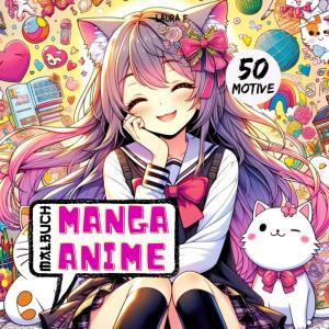 Manga Anime Malbuch Ideals Geschenk für Teenager, Mädchen und Jungs ab 10: Ausmalbuch mit 50 großen Motiven zum Ausmalen und Träumen (German Edition) (Independently published)