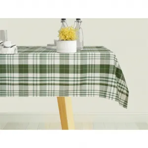 Скатерть для дома Candise разных размеров, скатерть, накидка, декор для стола, клетчатый узор My Home, зеленый