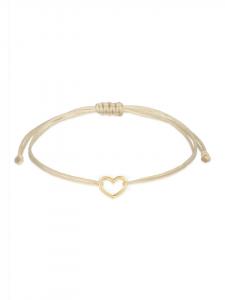 Elli Браслет из серебра 925 пробы с золотым сердечком