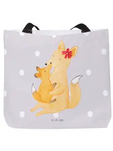 Шоппер Mr. & Mrs. Panda, серый пастельный