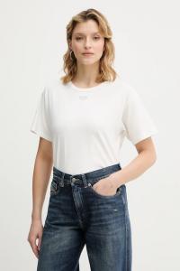 Хлопковая футболка t-normy-od-s1 Diesel, бежевый