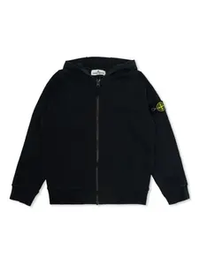 Худи с нашивкой Compass Stone Island Junior, синий