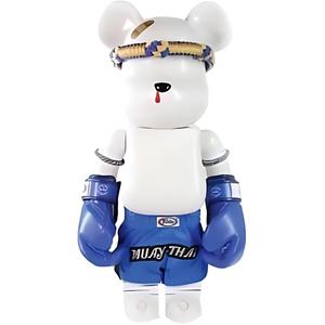 BE@RBRICK 1000% Wild Tour 3 Muay Thai синие боксерские перчатки Bear Trendy Figures 70cm