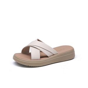 Полиуретановые противоскользящие шлепанцы PU для женщин Spider King, бежевый