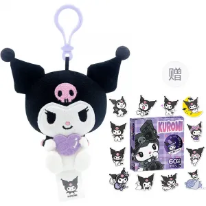 Кулон-подвеска E STRONG x Sanrio Kitty Cat Kuromi Cinnamoroll Pochacco в виде плюшевой куклы высотой 12 см E-STRONG