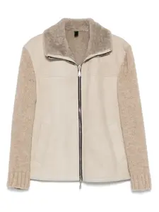 Куртка из овчины TAGLIATORE, нейтральный
