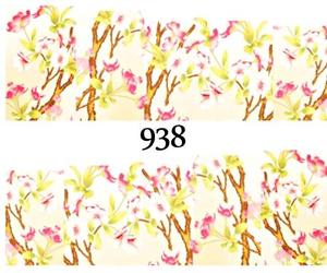 Водные наклейки для ногтей - №938, Raisin