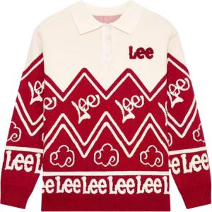 Свитер для школьников Lee, темно-красный