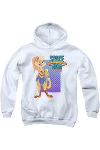 Толстовка Space Jam 2 Lola с капюшоном в стиле Wonder Woman для детей Gildan, белый