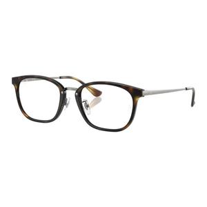 RayBan Металлическая квадратная оправа для очков мужская черепаховая, Tortoiseshell