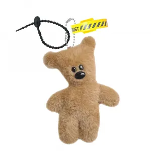 AIZIYUO Пушистый угольный шарик Black Cat, Bean Small Bear, мультяшный универсальный плюшевый кулон 10,5 см высота