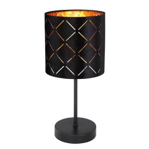 Настольная лампа Globo Lighting Sunna III, бархат / утюг - 1-ламповый