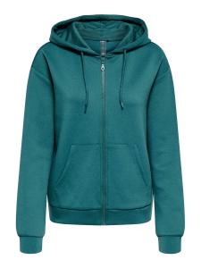 ONLY PLAY Толстовка с молнией Athletic 'ONPLounge' в изумрудном цвете