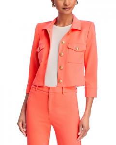 Короткий жакет на пуговицах Kumi L'AGENCE, оранжевый