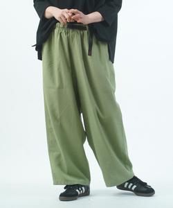 Брюки-баллоны из льняной смеси Gramicci