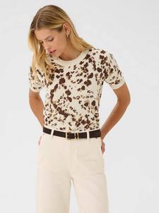 Джемпер Gertiana Abstract с короткими рукавами Part Two, Brown/Multi