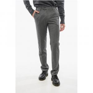 Шерстяные брюки LEADER Regular Fit Corneliani, Gray