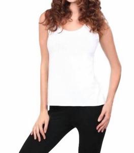 Майка-топ, подходящая для бюстгальтера, белого цвета ANGEL