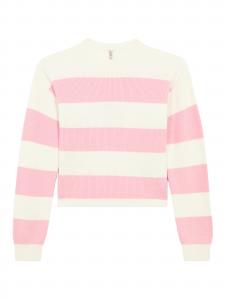 ONLY GIRLS Свитер 'KOGFRANCA' в белом цвете