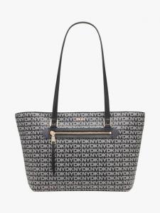 Сумка тоут Bryant с золотой фурнитурой DKNY, Black/Grey