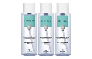Нежная вода для снятия макияжа очищение, подтяжка, увлажнение 400ml/400ml*2/400ml*3 Sephora