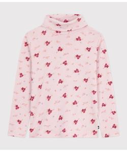 Футболка с длинными рукавами и высоким воротником