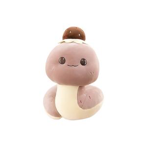 Змея талисман плюшевая кукла высота 24см/32см ASUDI, коричневый