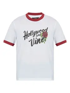 Футболка Rose Ringer AMIRI, белый