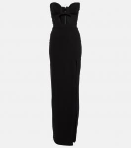 Платье макси с вырезом Nensi Dojaka, черный
