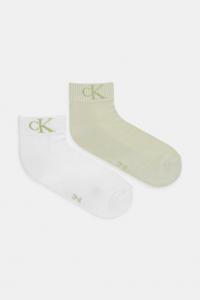 Носки 2 пары Calvin Klein Jeans, зеленый