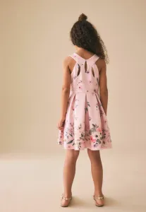 Коктейльное платье/вечернее платье прямого кроя с цветочным принтом Next, Pink